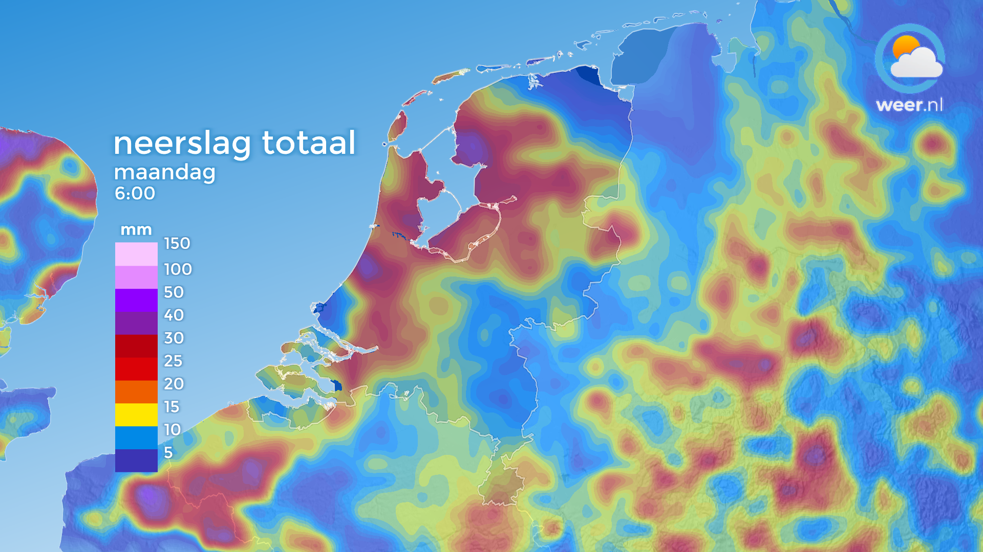 Update Zondagochtend: Regenachtige Zondag - Stevige Buien En Grote ...